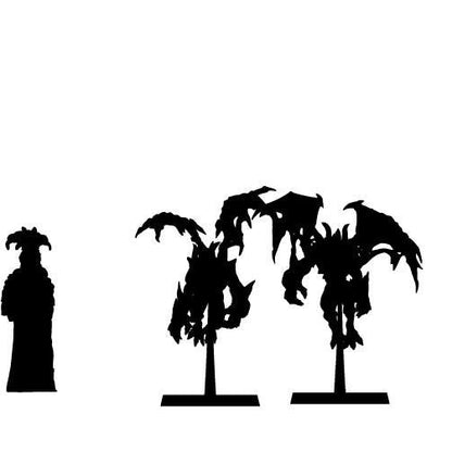 Gargoyle Minions Set | TABLETOP SCALE | D&D Pathfinder TTRPG Miniature | Bite the Bullet