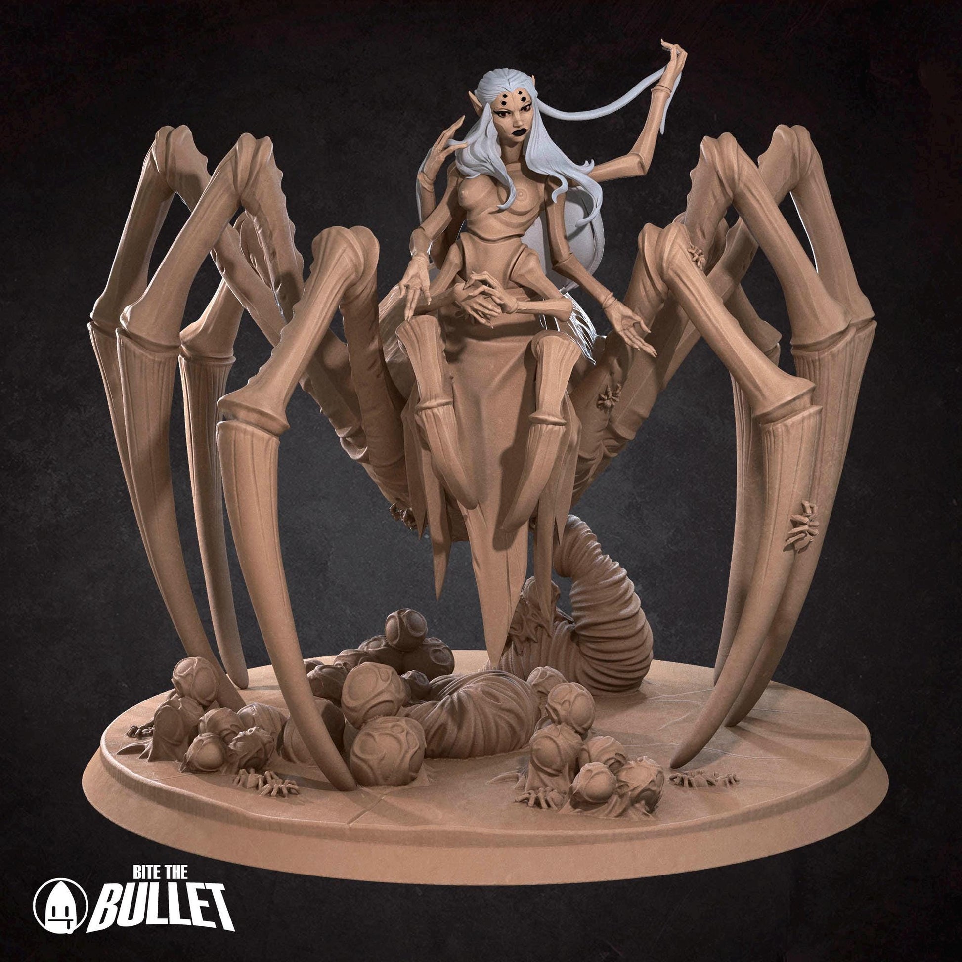Exxotic Lolth | TABLETOP SCALE | D&D Pathfinder TTRPG Miniature | Bite the Bullet