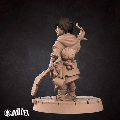 Human Kineticist | TABLETOP SCALE | D&D Pathfinder TTRPG Miniature | Bite the Bullet