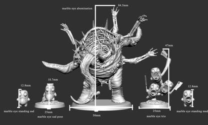 The Marble-Eyes, Adorable Nightmares | D&D Tabletop Gaming | Mini Monster Mayhem