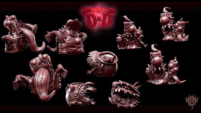 Mimics, Chonksters of D&D | TABLETOP SCALE | DnD TTRPG Mini | Mini Monster Mayhem