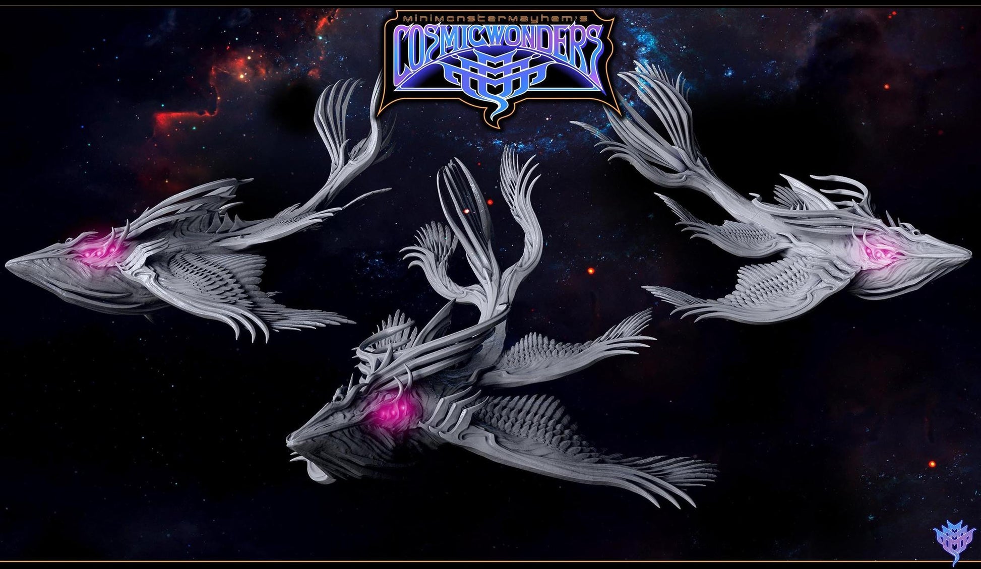 Cosmic Megaptera, Cosmic Wonders | TABLETOP SCALE | DnD TTRPG Mini | Mini Monster Mayhem