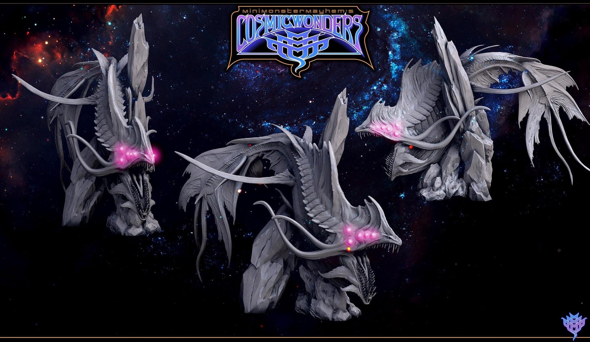 Moray of Deep Space, Cosmic Wonders | TABLETOP SCALE | DnD TTRPG Mini | Mini Monster Mayhem