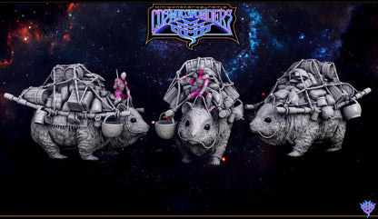 Hamster Mount, Cosmic Wonders | TABLETOP SCALE | DnD TTRPG Mini | Mini Monster Mayhem