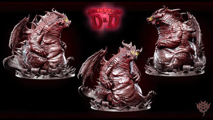 Main Chonk, Dragon, Chonksters of D&D | TABLETOP SCALE | DnD TTRPG Mini | Mini Monster Mayhem
