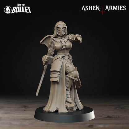 Exxotic Combat Medic, Sanctified Legion | Pinup SFW NSFW Model Miniature | Bite the Bullet