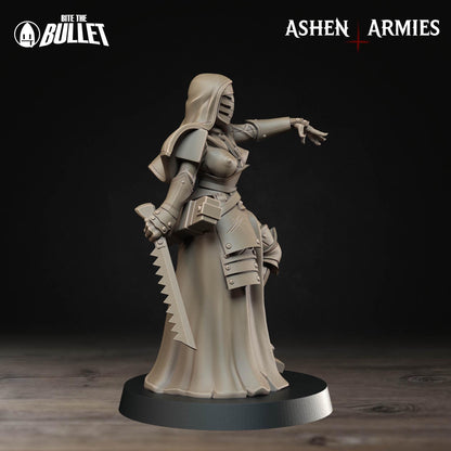 Exxotic Combat Medic, Sanctified Legion | Pinup SFW NSFW Model Miniature | Bite the Bullet