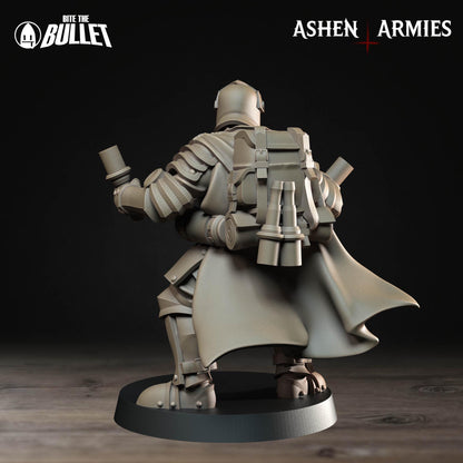 Sanctified Legion, Shocktroopers | TABLETOP SCALE | D&D Pathfinder TTRPG Miniature | Bite the Bullet