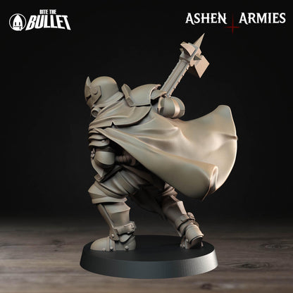 Sanctified Legion, Shocktroopers | TABLETOP SCALE | D&D Pathfinder TTRPG Miniature | Bite the Bullet