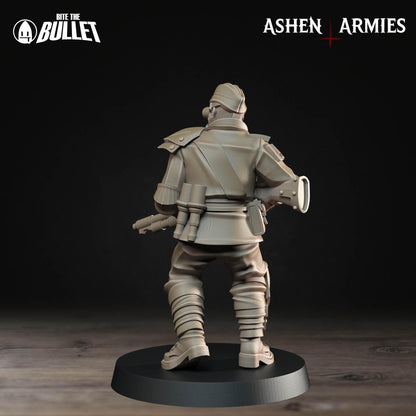 Sanctified Legion, Yeomen | TABLETOP SCALE | D&D Pathfinder TTRPG Miniature | Bite the Bullet