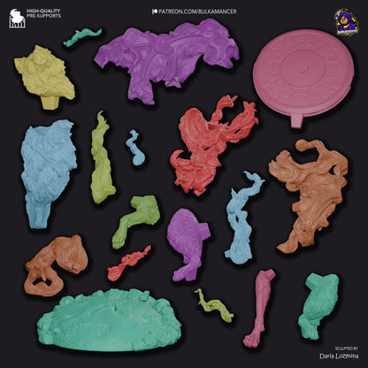 Celestial Wolf | Resin Garage Kit Sculpture Anime Video Game Fan Art Statue | Bulkamancer Sculpts