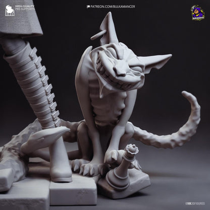 Girl Dressed in Madness | Resin Garage Kit Sculpture Anime Video Game Fan Art Statue | Bulkamancer Sculpts