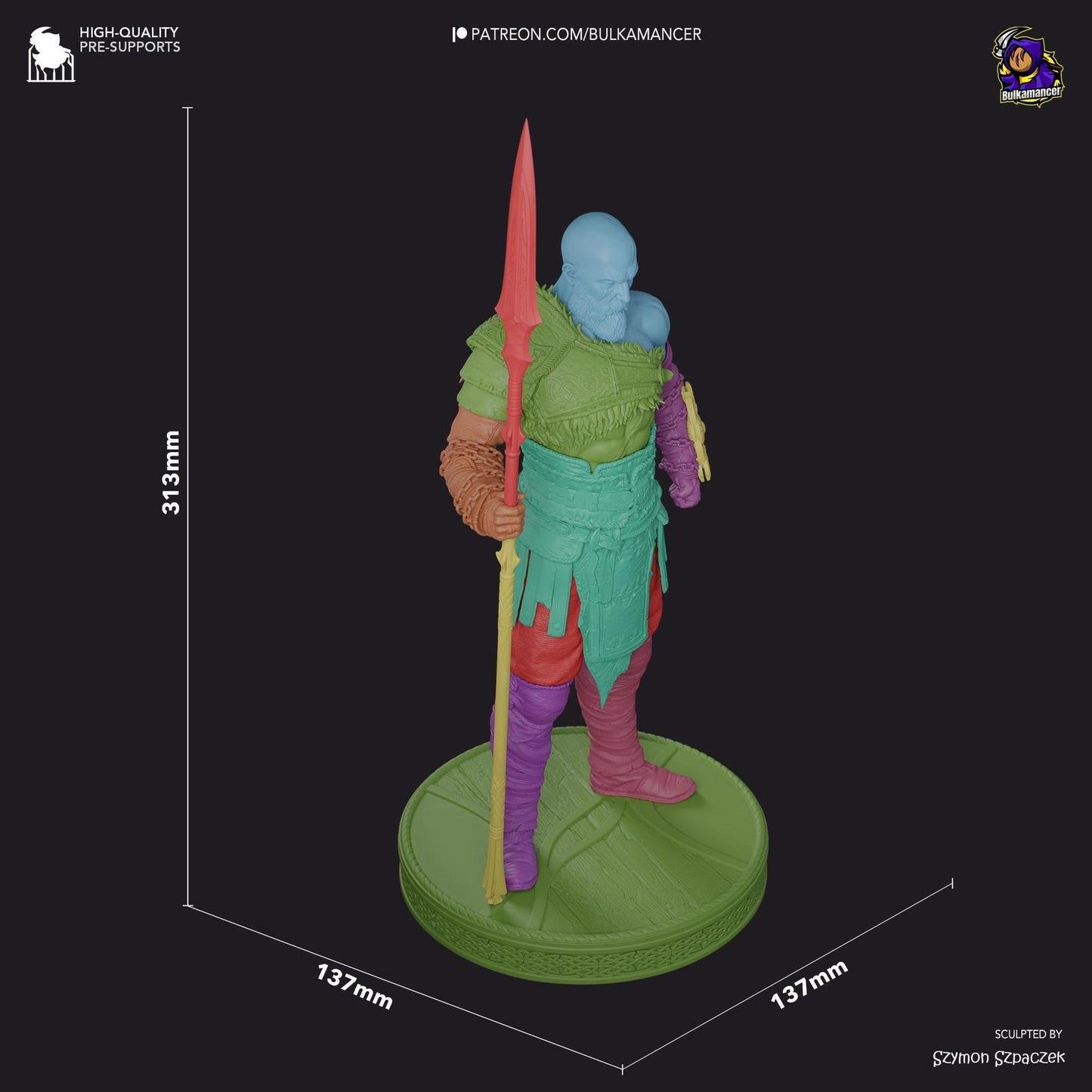 God of Pain | Resin Garage Kit Sculpture Anime Video Game Fan Art Statue | Bulkamancer Sculpts