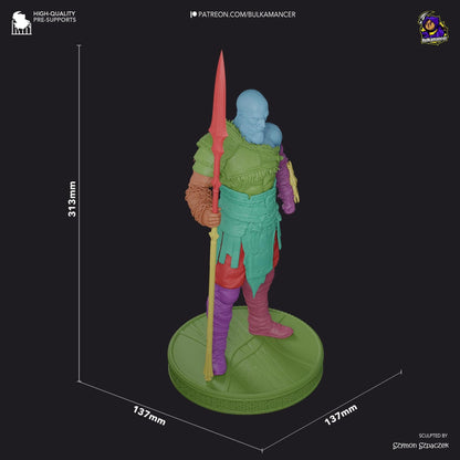 God of Pain | Resin Garage Kit Sculpture Anime Video Game Fan Art Statue | Bulkamancer Sculpts