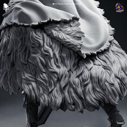 Half-Wolf Shadow | Resin Garage Kit Sculpture Anime Video Game Fan Art Statue | Bulkamancer Sculpts