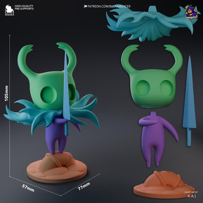 Hollow Knight | Resin Garage Kit Sculpture Anime Video Game Fan Art Statue | Bulkamancer Sculpts