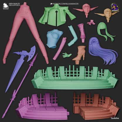 Last Honor Guard | Resin Garage Kit Sculpture Anime Video Game Fan Art Statue | Bulkamancer Sculpts