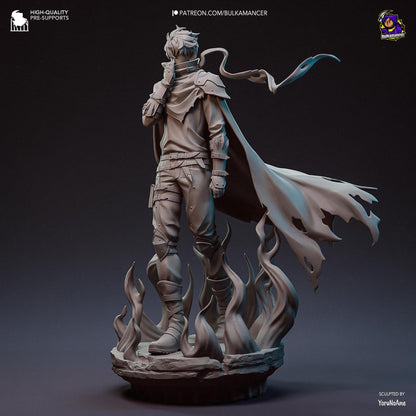 Lone Ascendant | Resin Garage Kit Sculpture Anime Video Game Fan Art Statue | Bulkamancer Sculpts