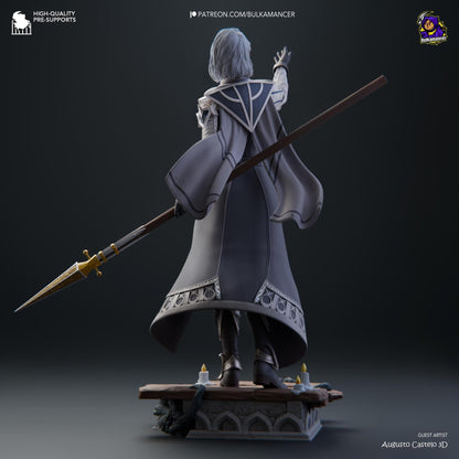 Moon Cleric | Resin Garage Kit Sculpture Anime Video Game Fan Art Statue | Bulkamancer Sculpts