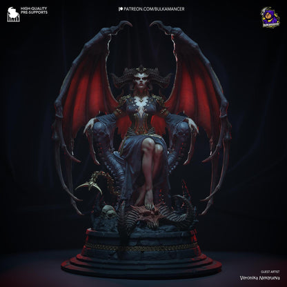 Mother of Demons | Resin Garage Kit Sculpture Anime Video Game Fan Art Statue | Bulkamancer Sculpts