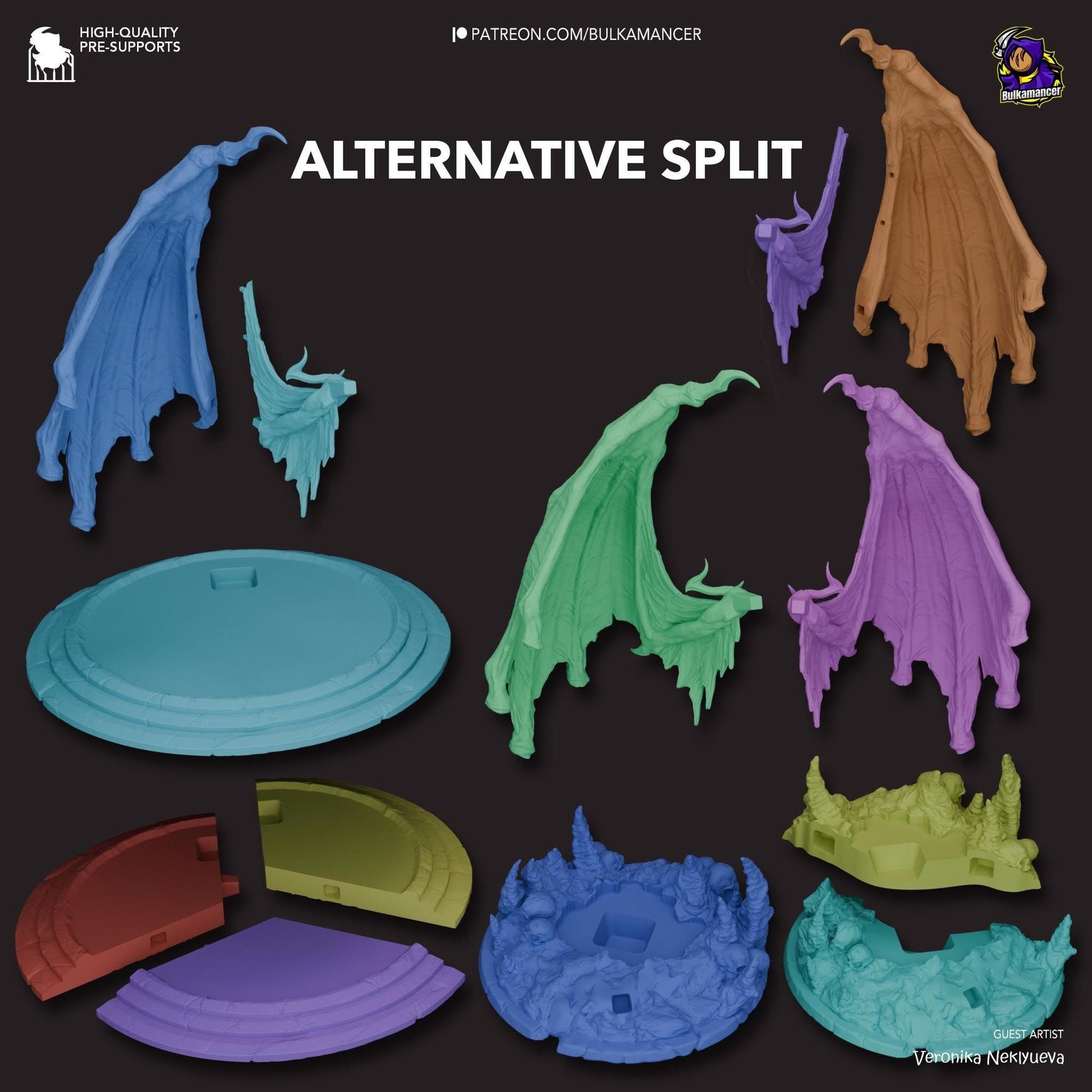 Mother of Demons | Resin Garage Kit Sculpture Anime Video Game Fan Art Statue | Bulkamancer Sculpts