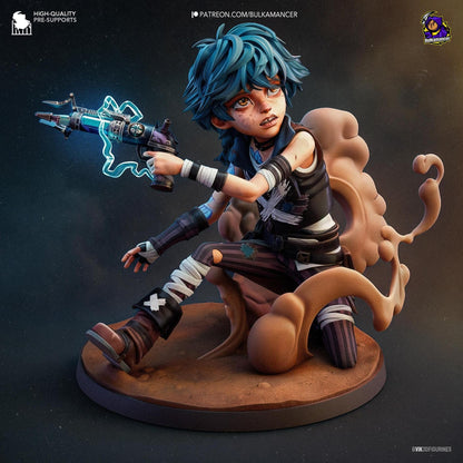 Mute Sidekick | 3D Print Garage Kit Anime Fan Art Statue | Bulkamancer Sculpts
