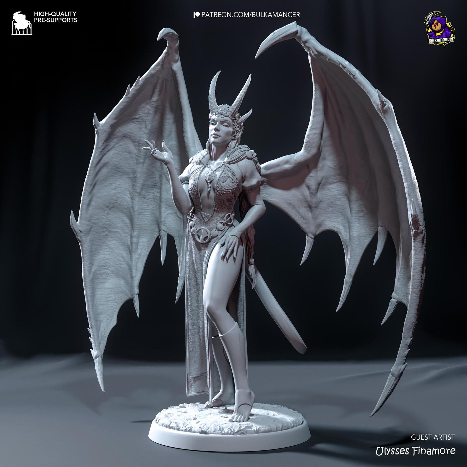 Pact Keeper | Resin Garage Kit Sculpture Anime Video Game Fan Art Statue | Bulkamancer Sculpts