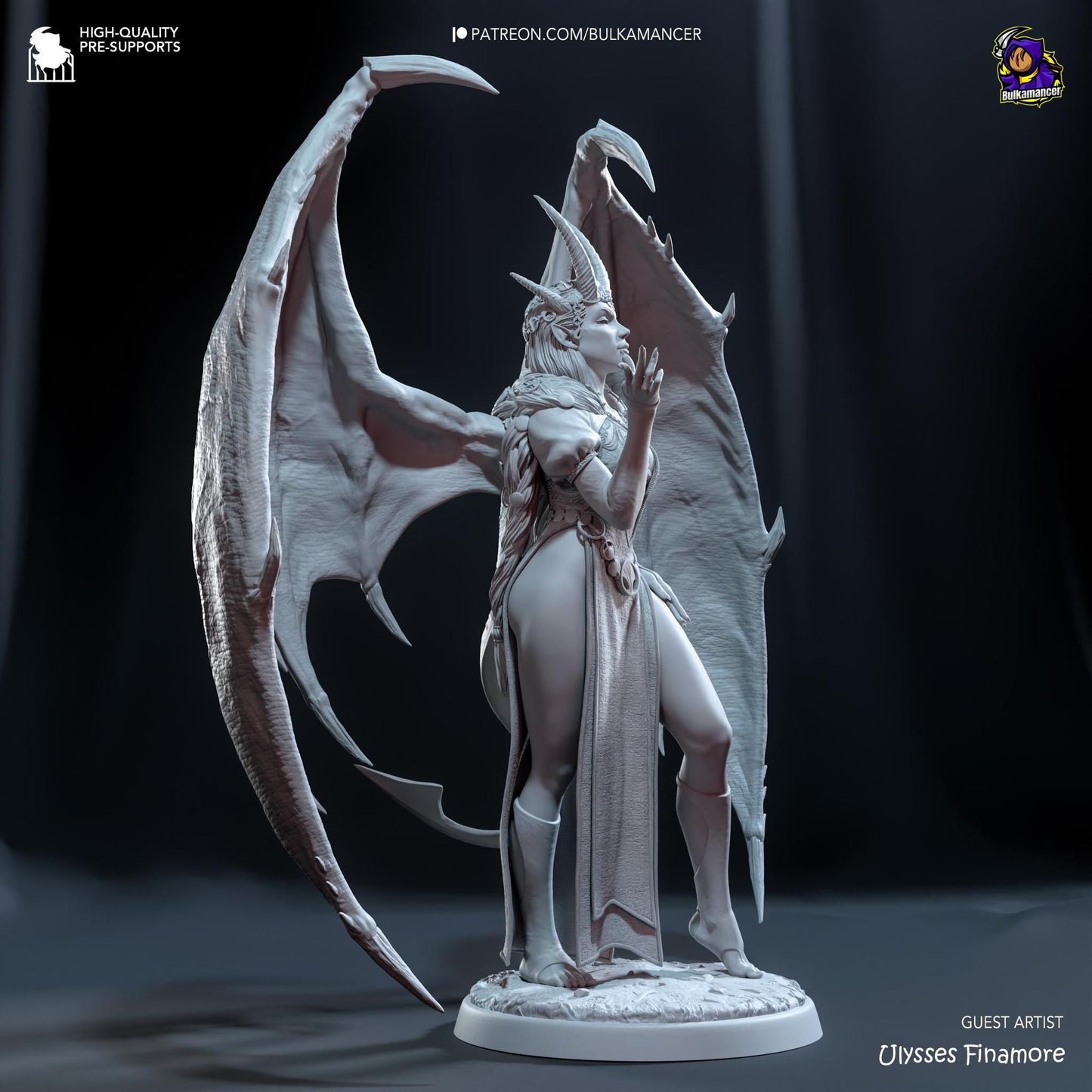 Pact Keeper | Resin Garage Kit Sculpture Anime Video Game Fan Art Statue | Bulkamancer Sculpts