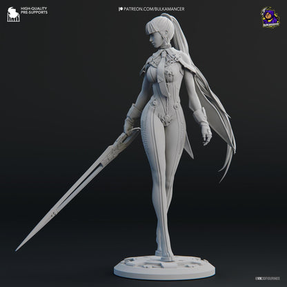 Planetary Defender | Resin Garage Kit Sculpture Anime Video Game Fan Art Statue | Bulkamancer Sculpts