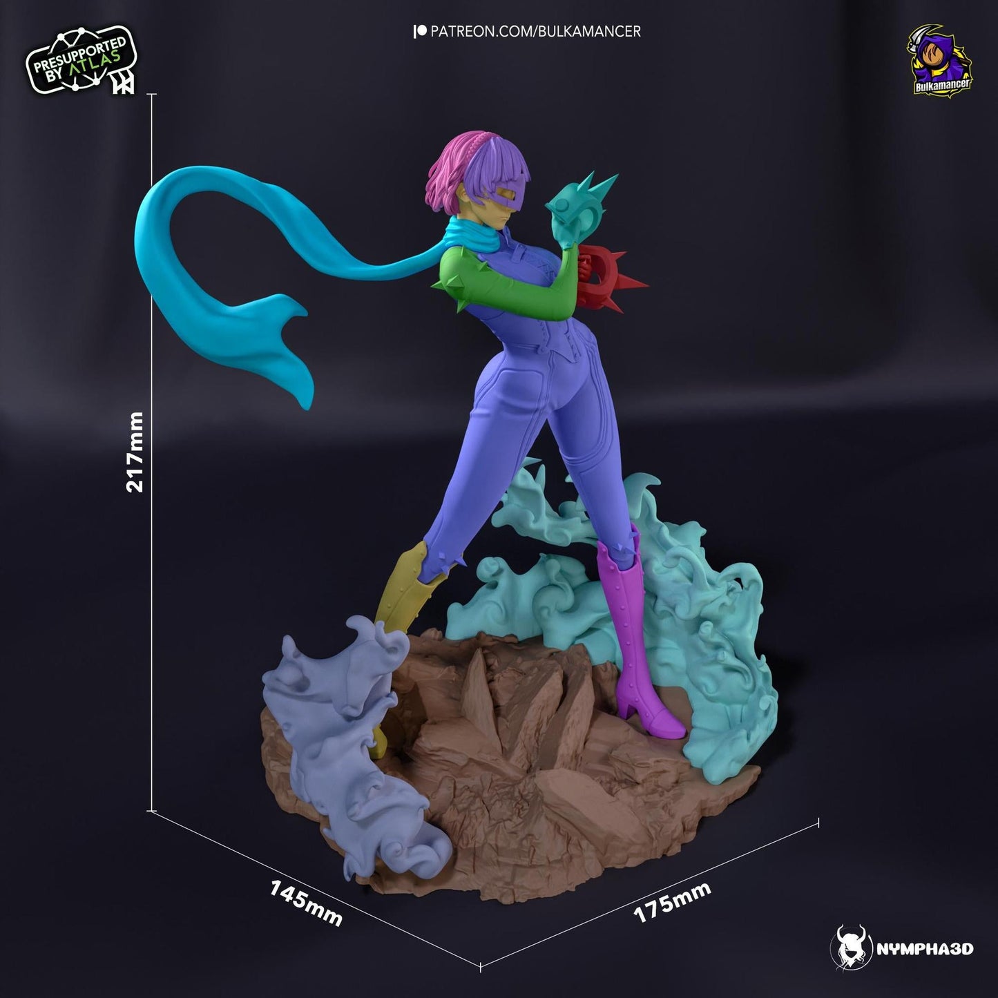 Pugilist Queen | Resin Garage Kit Sculpture Anime Video Game Fan Art Statue | Bulkamancer Sculpts