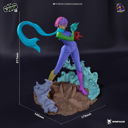 Pugilist Queen | Resin Garage Kit Sculpture Anime Video Game Fan Art Statue | Bulkamancer Sculpts