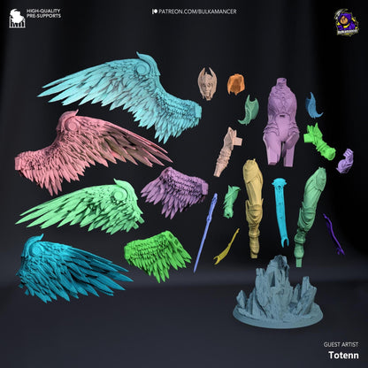 Resplendent Paladin | Resin Garage Kit Sculpture Anime Video Game Fan Art Statue | Bulkamancer Sculpts