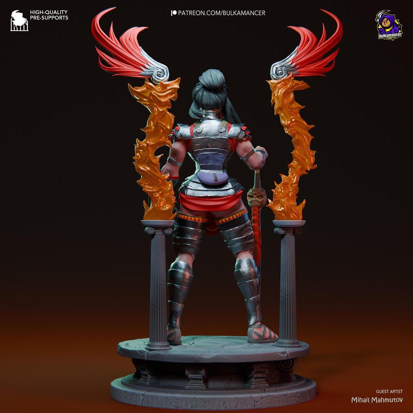 Retribution Incarnate | 3D Print Garage Kit Anime Fan Art Statue | Bulkamancer Sculpts