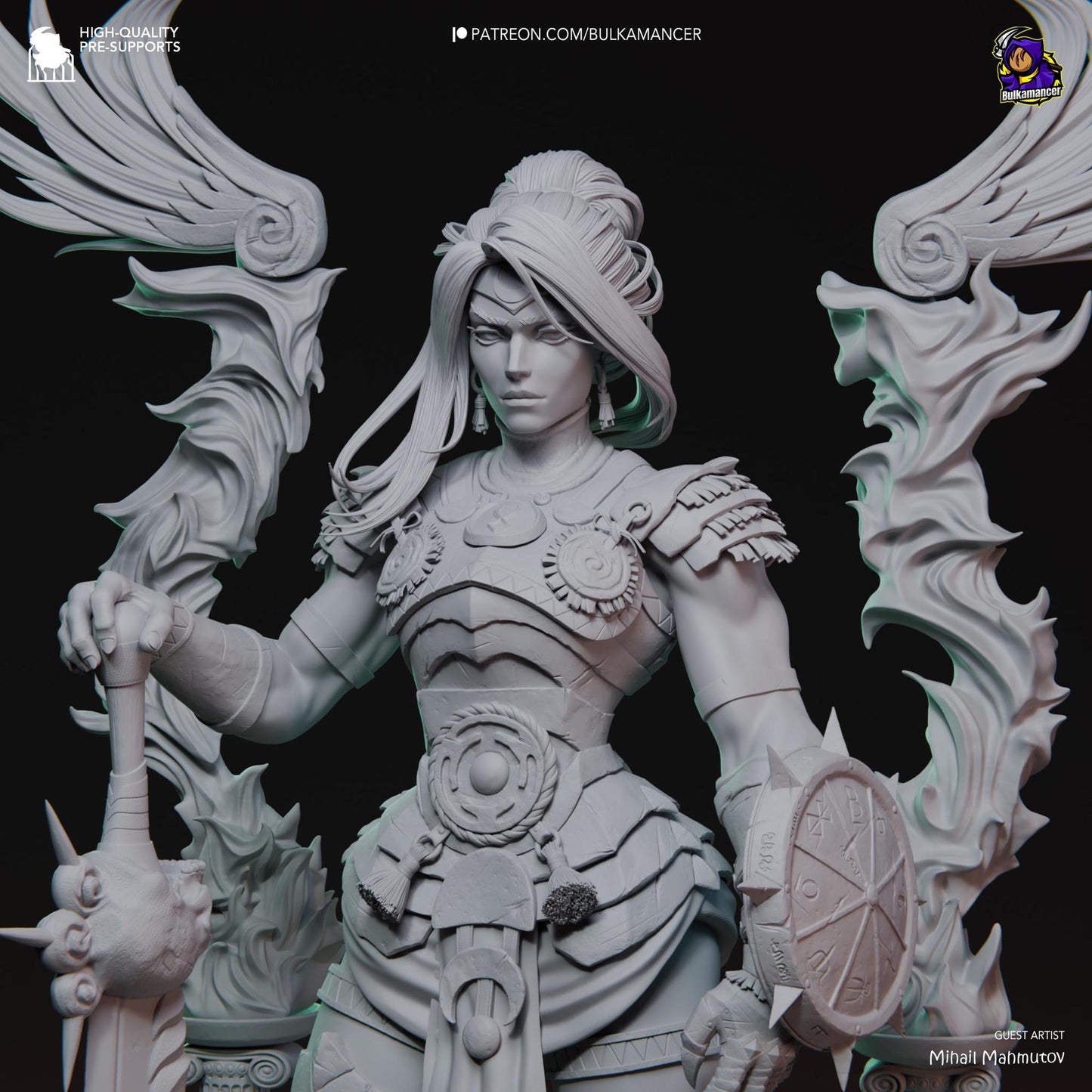 Retribution Incarnate | 3D Print Garage Kit Anime Fan Art Statue | Bulkamancer Sculpts