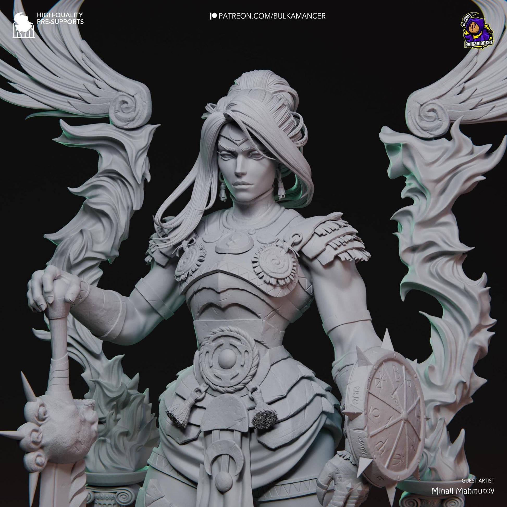 Retribution Incarnate | 3D Print Garage Kit Anime Fan Art Statue | Bulkamancer Sculpts