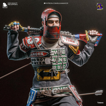 Rusty Survivor | Resin Garage Kit Sculpture Anime Video Game Fan Art Statue | Bulkamancer Sculpts