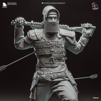 Rusty Survivor | Resin Garage Kit Sculpture Anime Video Game Fan Art Statue | Bulkamancer Sculpts