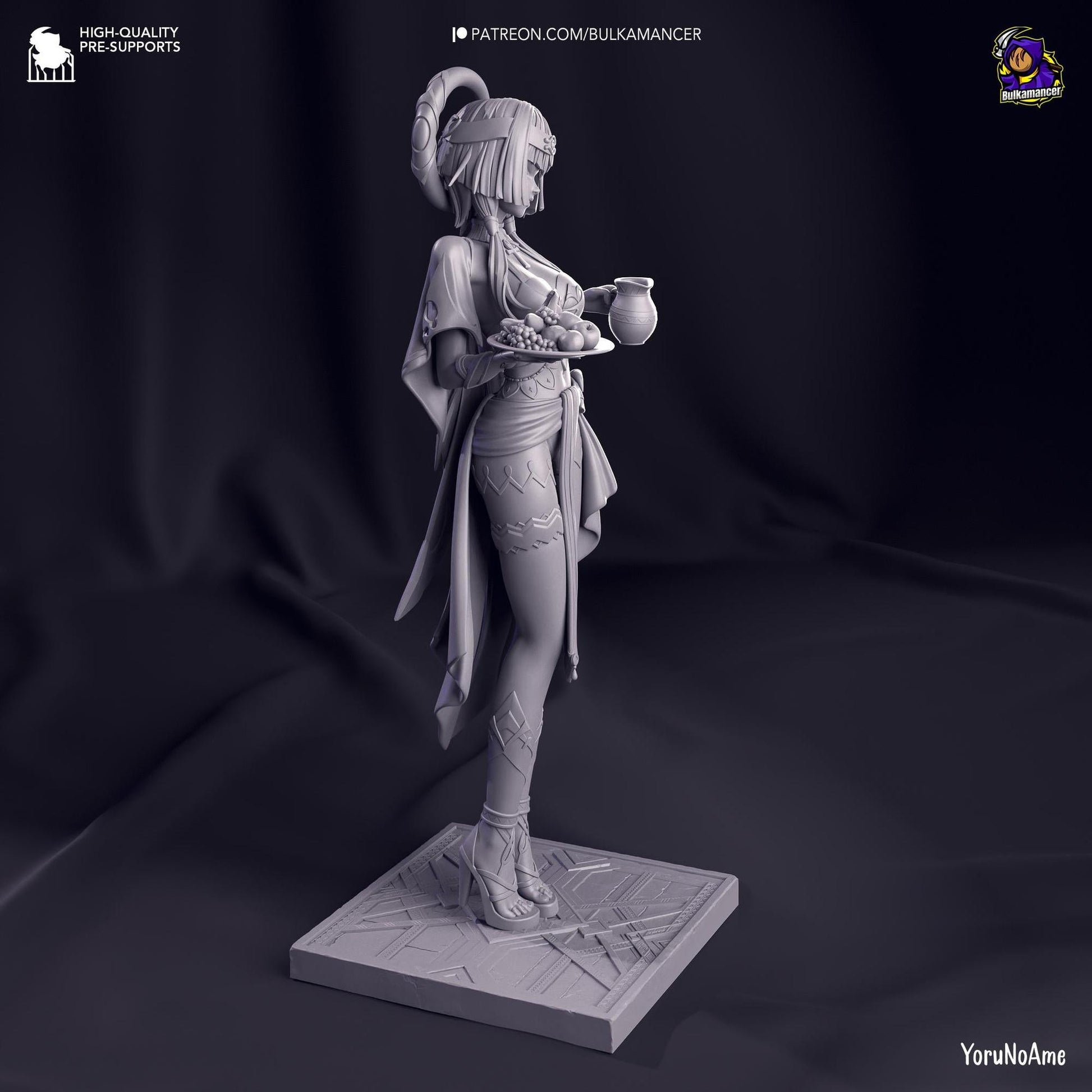 Shieldmaiden on Break | Resin Garage Kit Sculpture Anime Video Game Fan Art Statue | Bulkamancer Sculpts