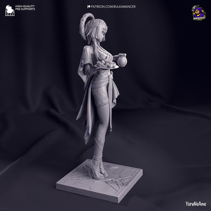 Shieldmaiden on Break | Resin Garage Kit Sculpture Anime Video Game Fan Art Statue | Bulkamancer Sculpts