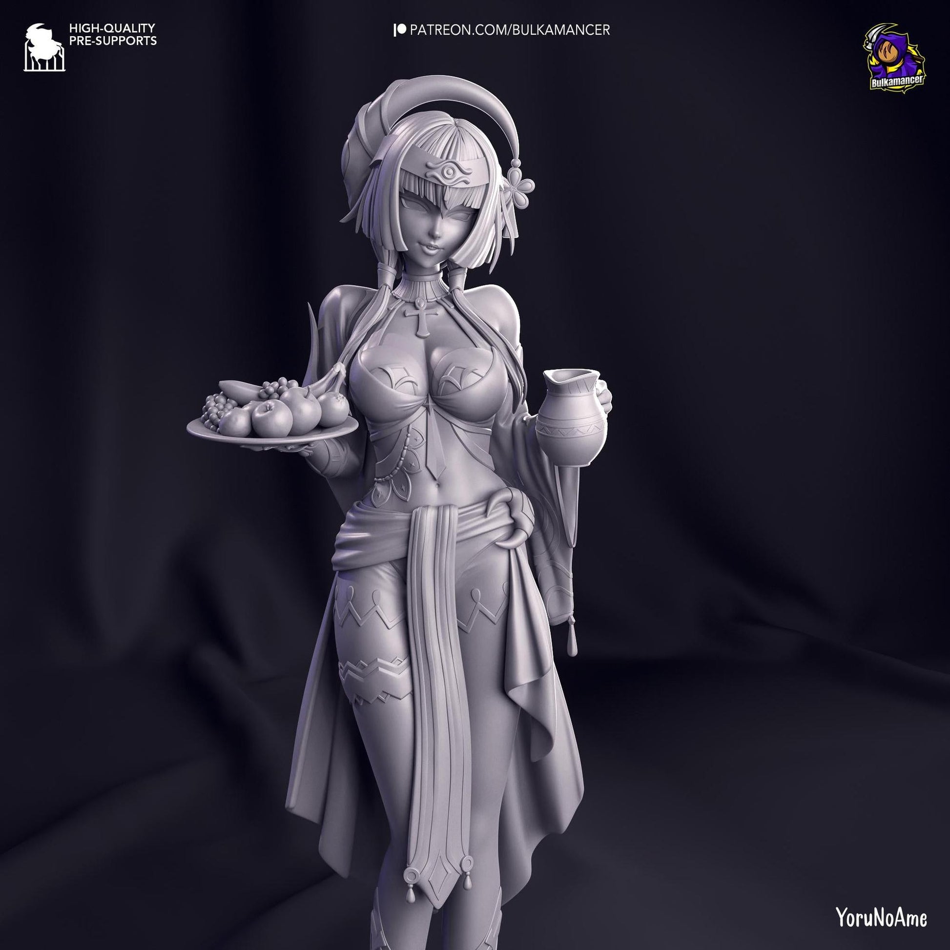 Shieldmaiden on Break | Resin Garage Kit Sculpture Anime Video Game Fan Art Statue | Bulkamancer Sculpts