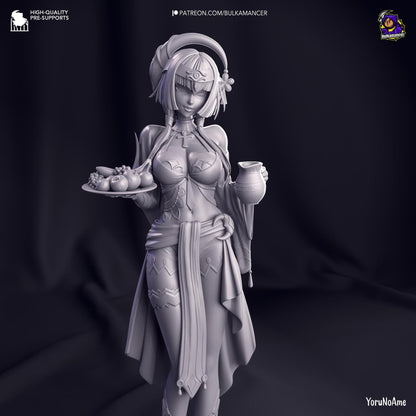 Shieldmaiden on Break | Resin Garage Kit Sculpture Anime Video Game Fan Art Statue | Bulkamancer Sculpts
