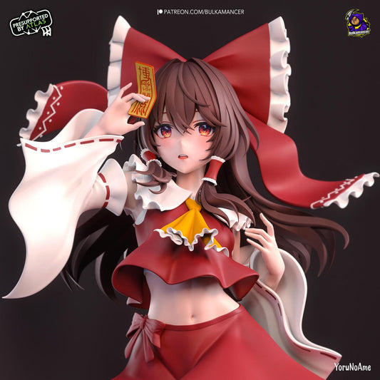 Shrine Maiden of Heaven | Resin Garage Kit Sculpture Anime Video Game Fan Art Statue | Bulkamancer Sculpts