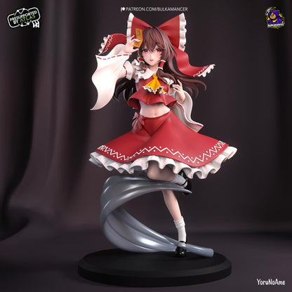 Shrine Maiden of Heaven | Resin Garage Kit Sculpture Anime Video Game Fan Art Statue | Bulkamancer Sculpts