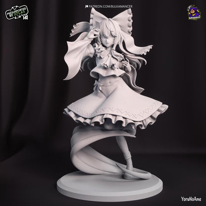 Shrine Maiden of Heaven | Resin Garage Kit Sculpture Anime Video Game Fan Art Statue | Bulkamancer Sculpts