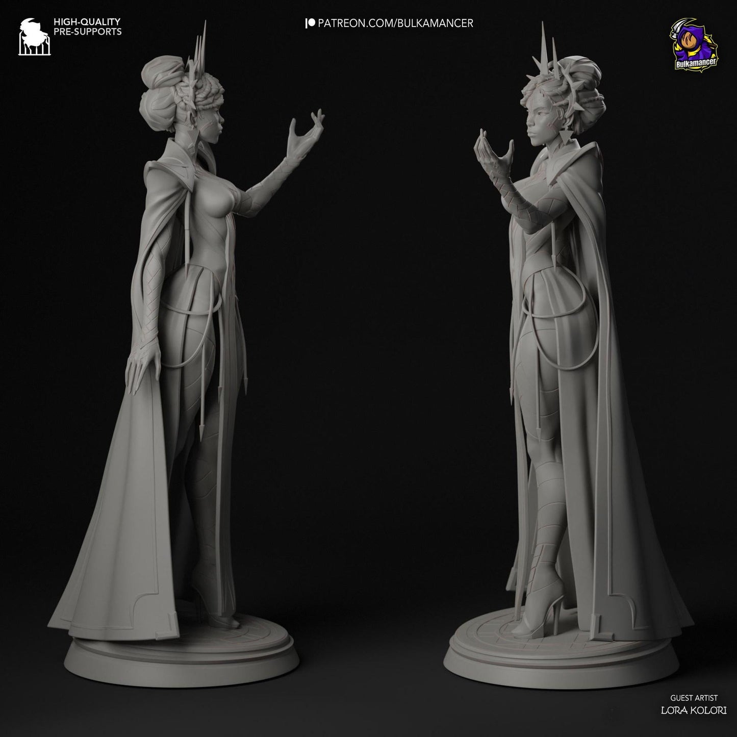 Sly Mage | Resin Garage Kit Sculpture Anime Video Game Fan Art Statue | Bulkamancer Sculpts