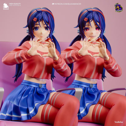 Stay With Me Girl | Resin Garage Kit Sculpture Anime Video Game Fan Art Statue | Bulkamancer Sculpts