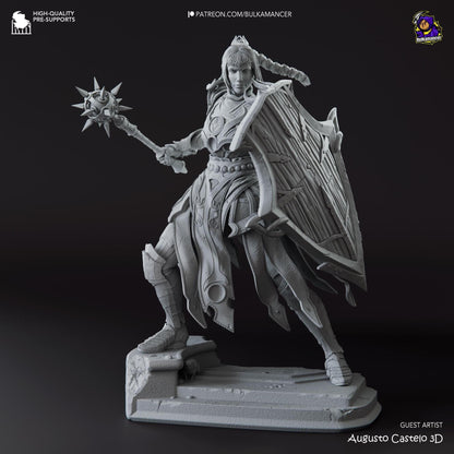 Sulking Cleric | 3D Print Garage Kit Anime Fan Art Statue | Bulkamancer Sculpts