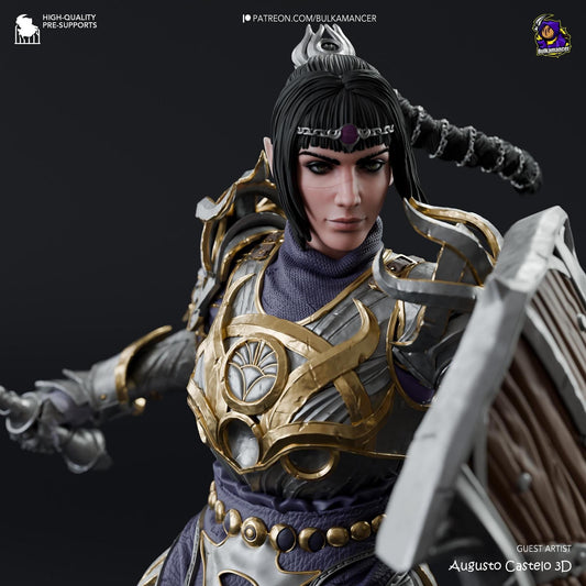 Sulking Cleric | 3D Print Garage Kit Anime Fan Art Statue | Bulkamancer Sculpts