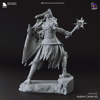Sulking Cleric | 3D Print Garage Kit Anime Fan Art Statue | Bulkamancer Sculpts