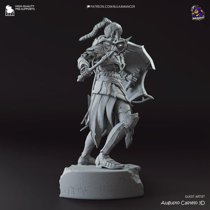 Sulking Cleric | 3D Print Garage Kit Anime Fan Art Statue | Bulkamancer Sculpts